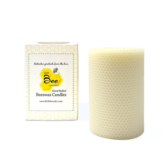 4x6 Inch Pillar Beeswax Candle