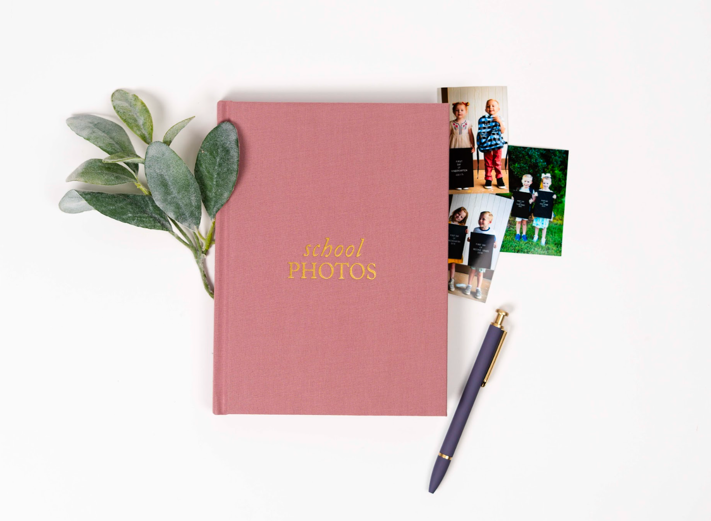 School Memory Book Pink