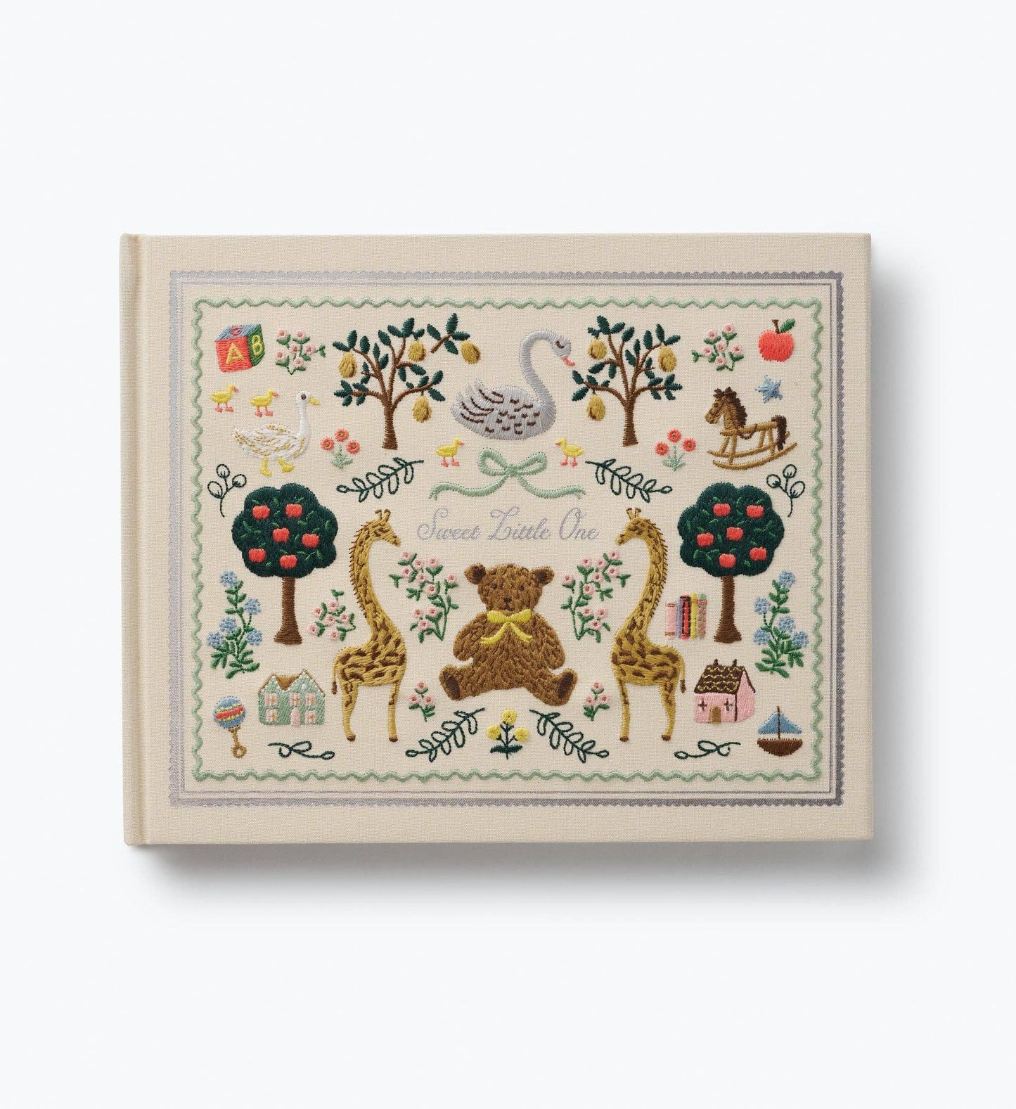 Storybook Embroidered Baby Book