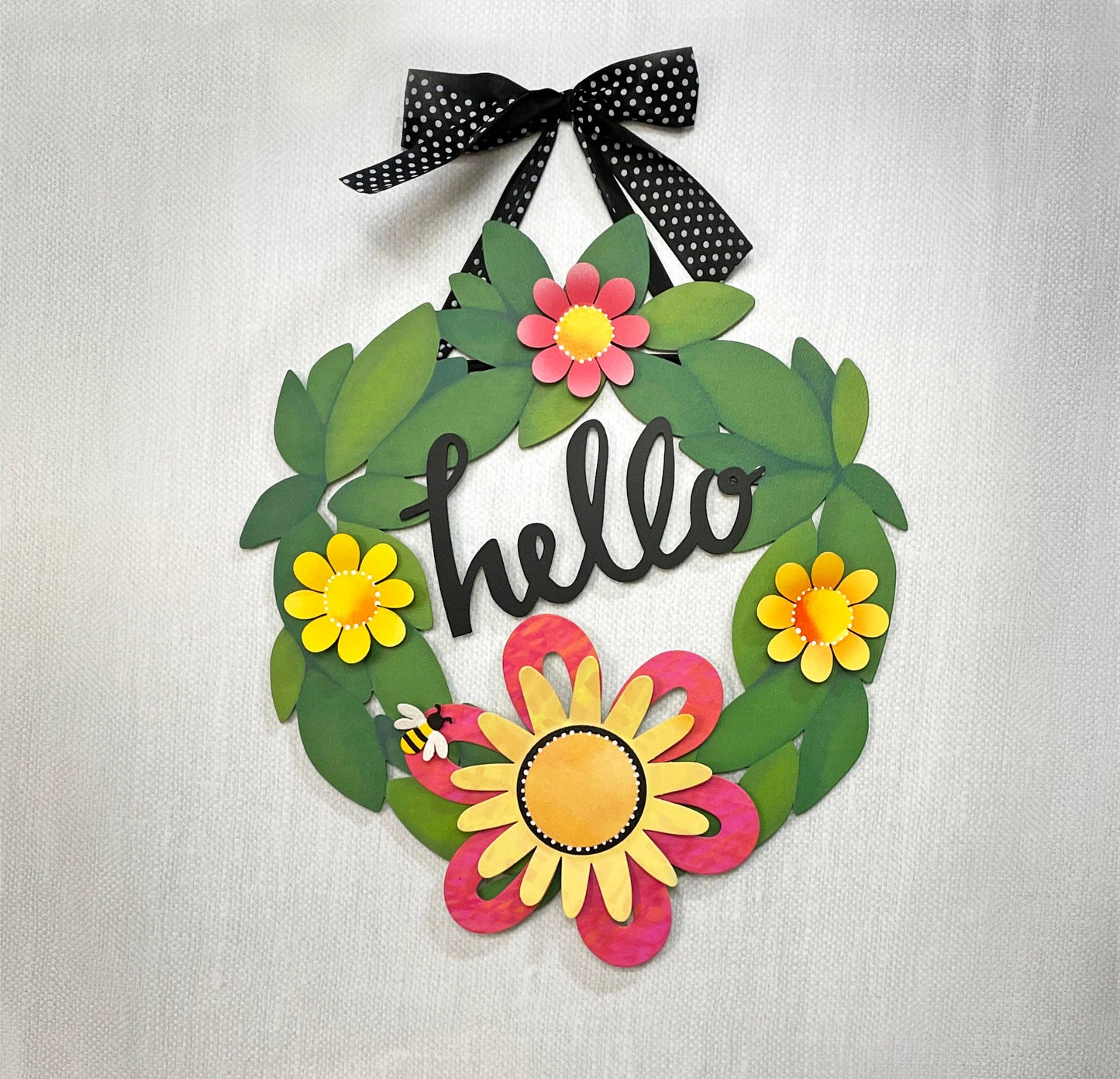 Flower Magnetic Art Pop, Dimensional Yellow w/ Loop