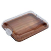 Acacia Cutting Board with White Handles