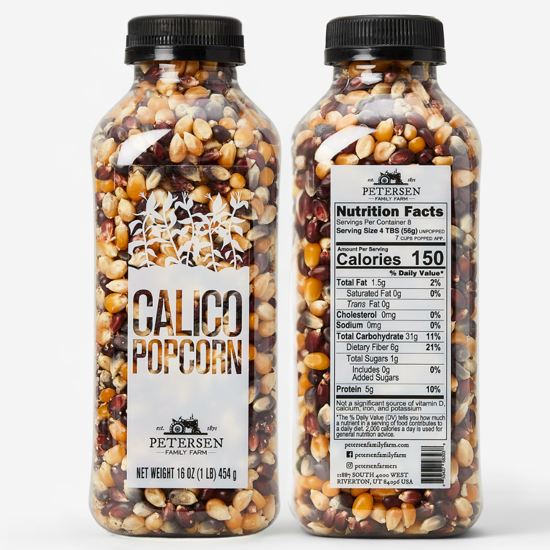 Popcorn Kernel Bottle- Petersen Family Farm