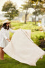 The Lightweight Blanket - Windowpane Wheat: Lightweight