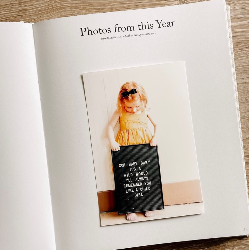 Dear Daughter Childhood Keepsake Book