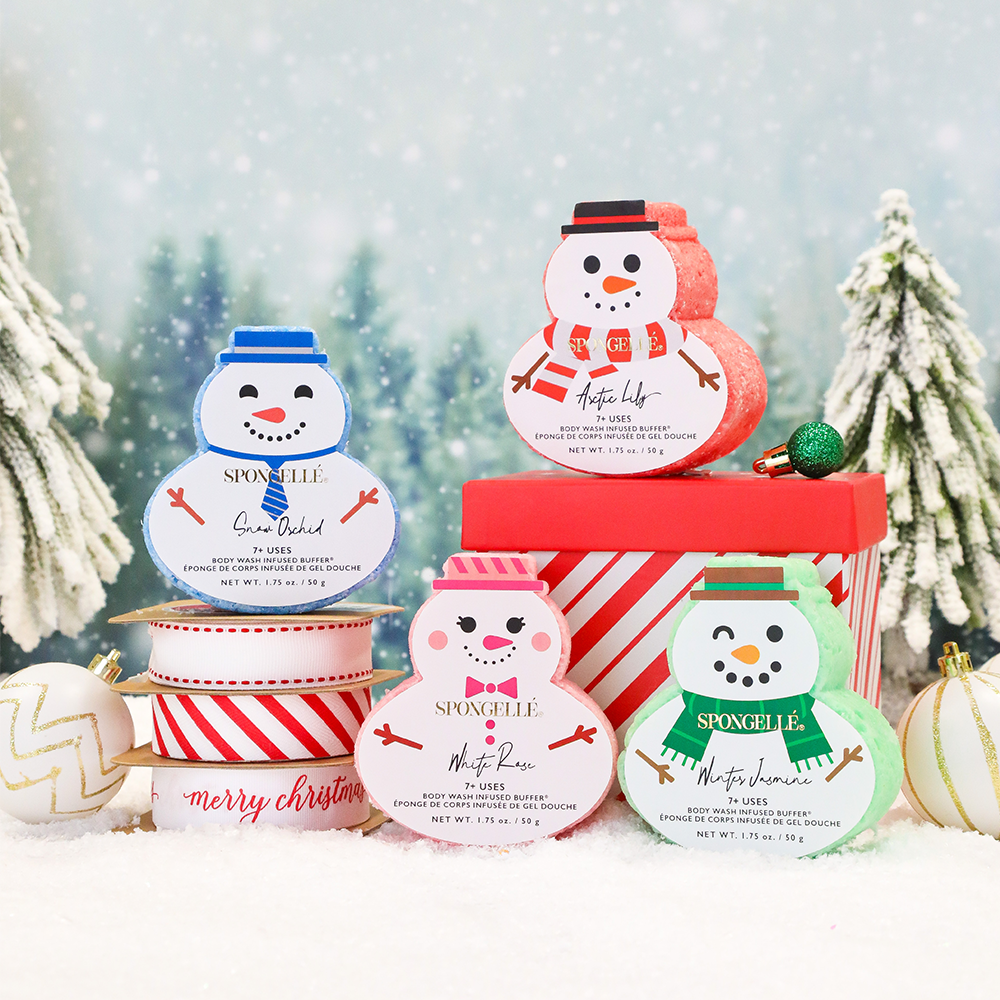 Snowman Body Wash Infused Buffer