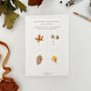 Fall Leaves Paintable Notecard Set