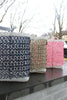 Tote Large Navy Coastal Cable Citron