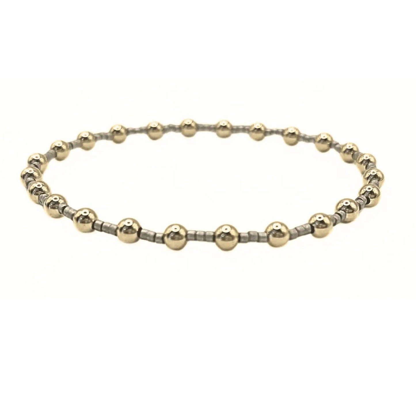 Coastal Pewter Newport Gold filled Waterproof Bracelet-Erin Gray