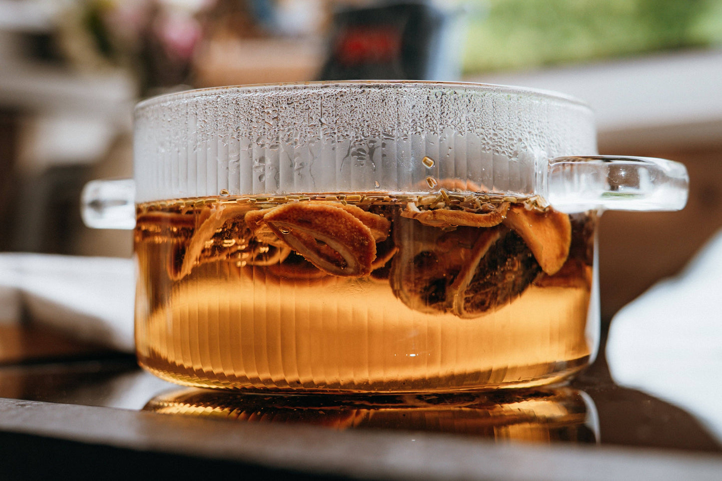 Wood & Glass Simmer Pot