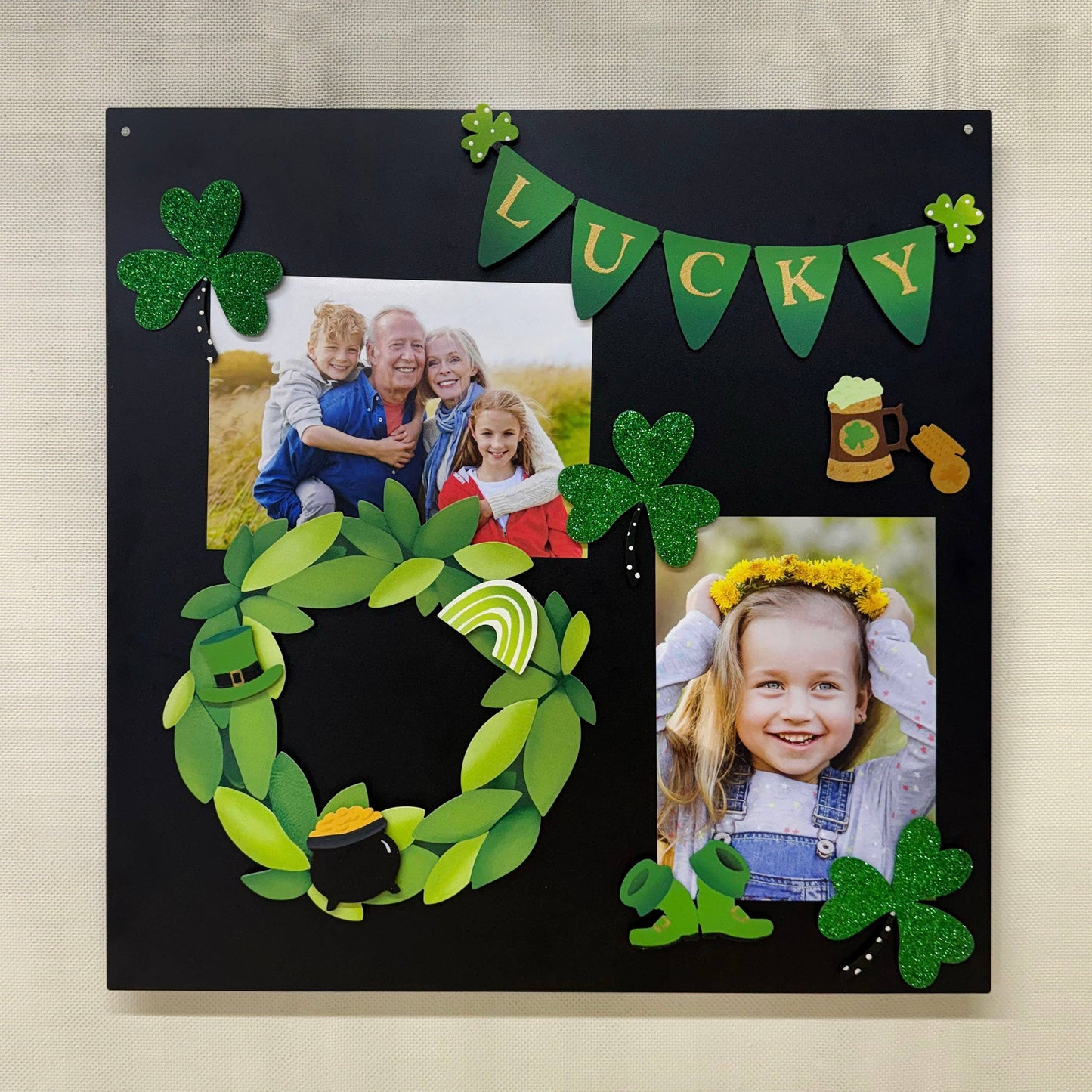 "Lucky" Banner Magnet