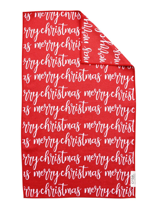 A Very Merry Christmas: Double-Sided Hand Towel