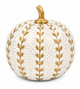 Gold Meadow Sprig Pumpkin: 6"