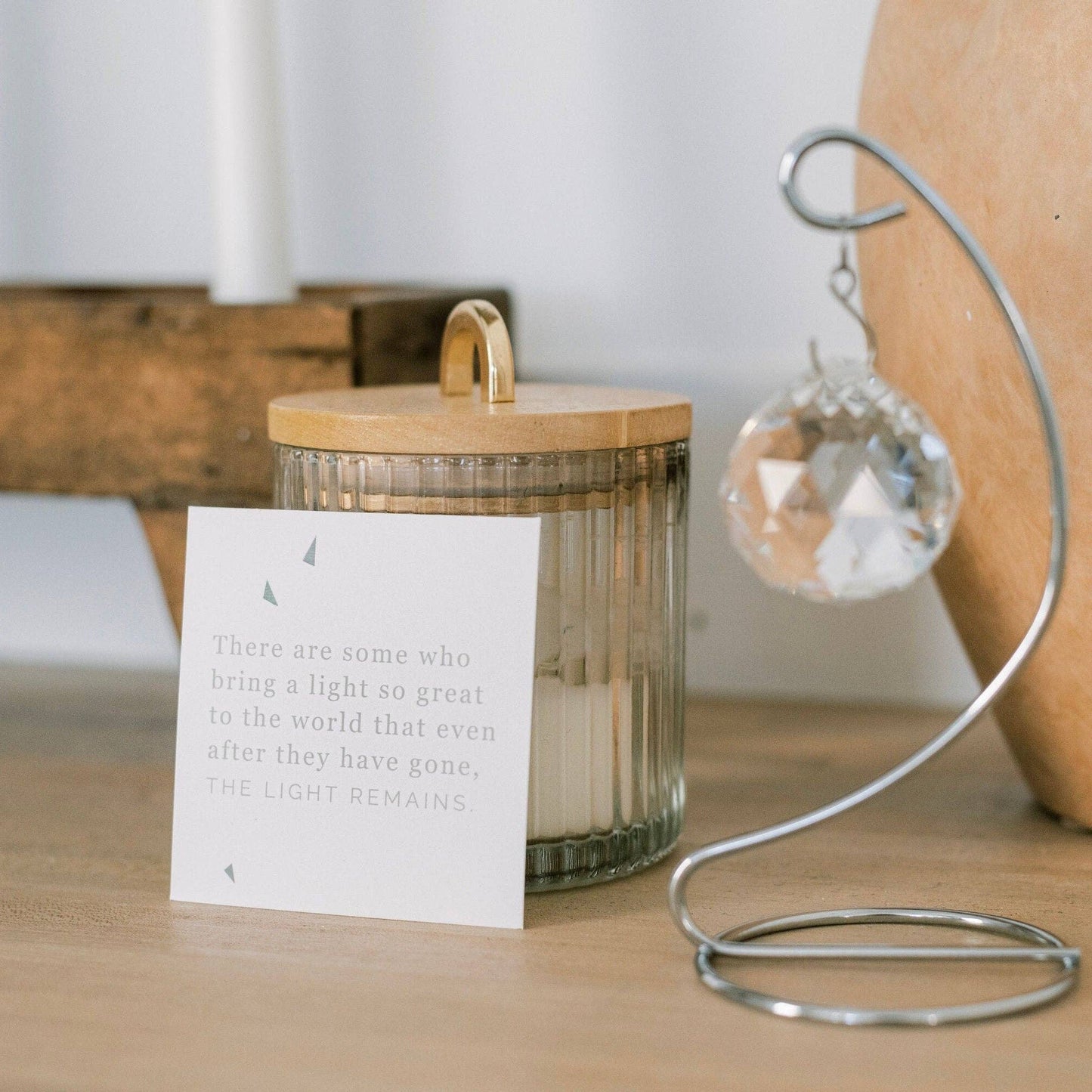 Tabletop Memorialight with Stand