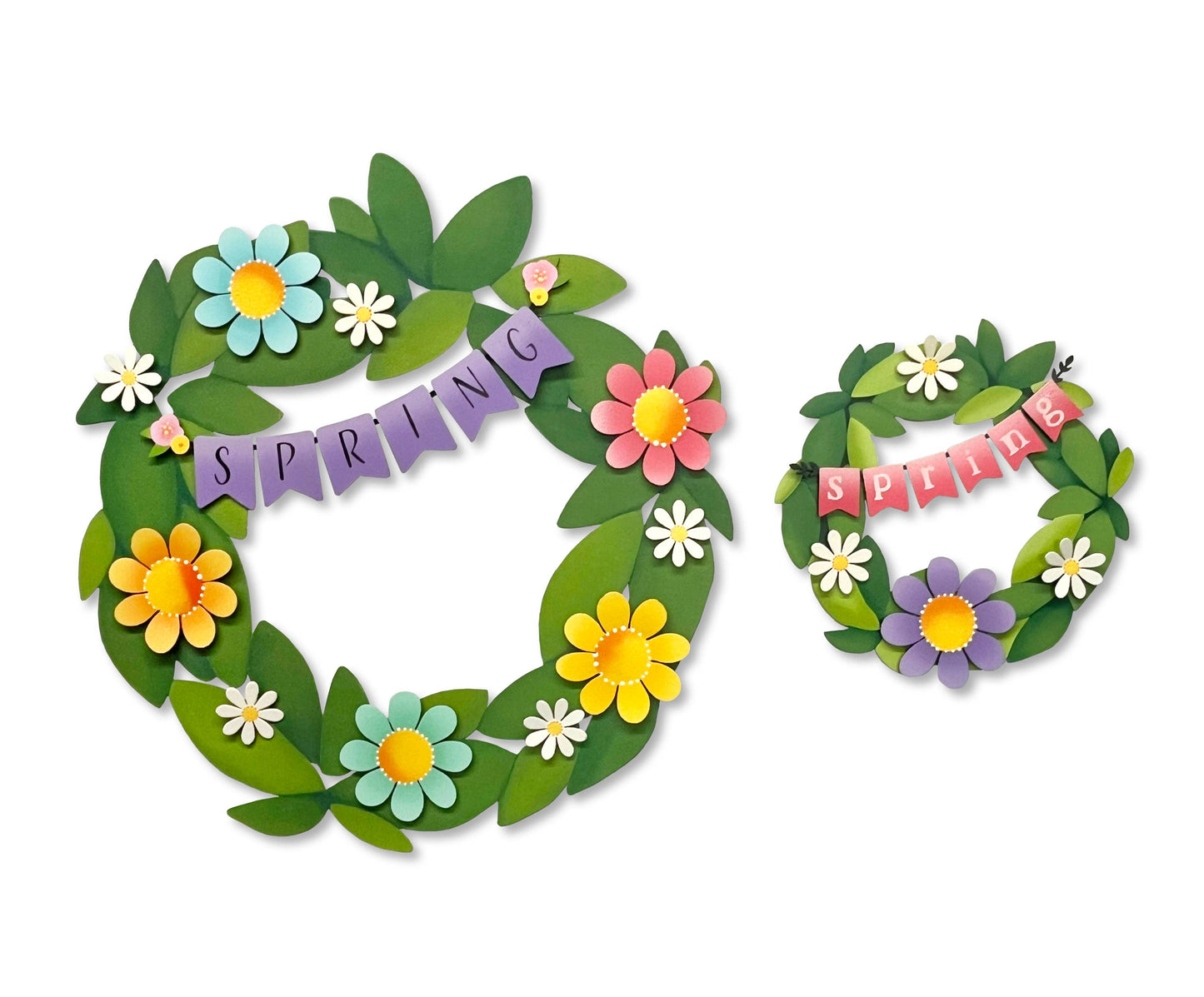 Daisy Magnets S/4 White