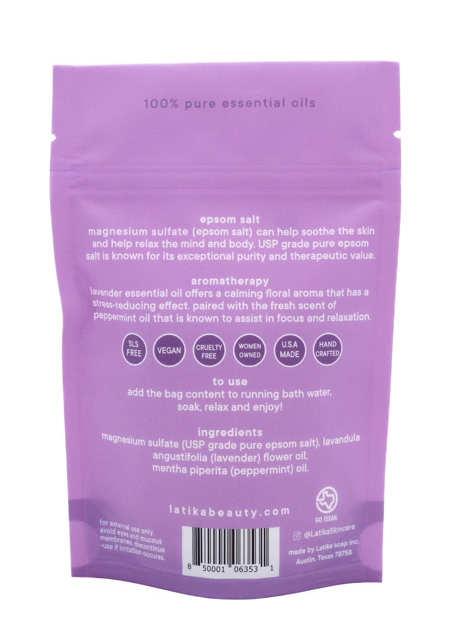 Calm – Lavender Mint Bath Soak