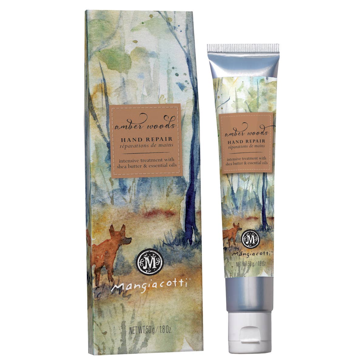 Amber Woods Hand Lotion Moisturizer- Mangiacotti