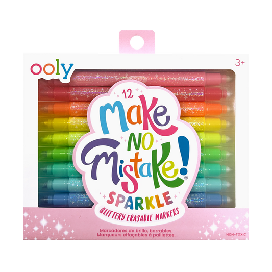 Make no Mistake!: Glittery Erasable Markers