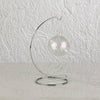 Ornament Stand: Chrome  7 3/4"
