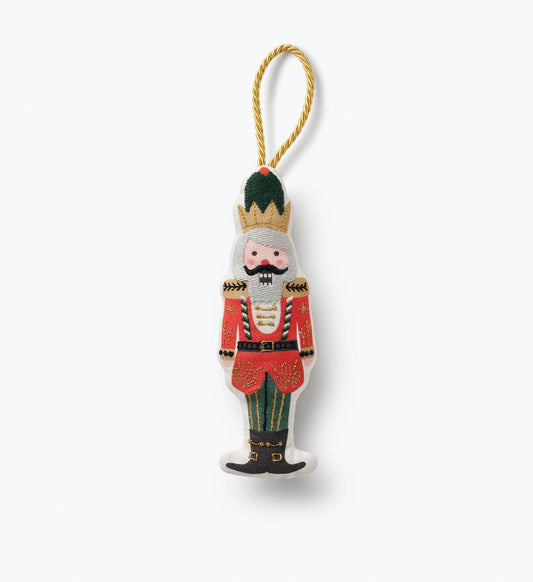 Nutcracker Embroidered Ornament