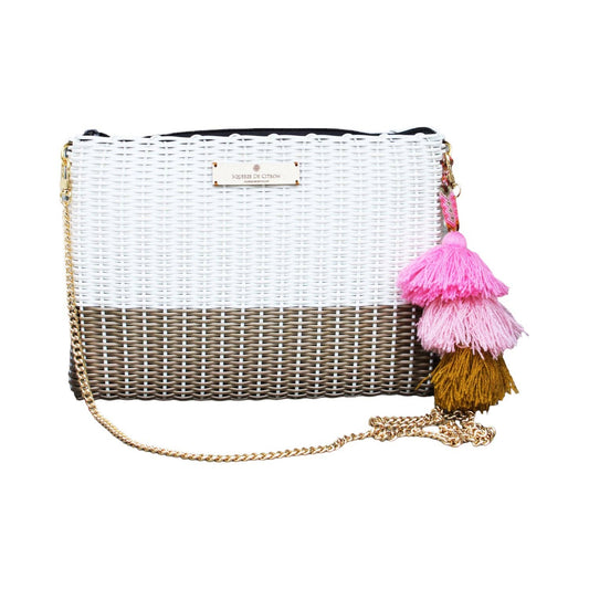 Clutch Large Gold Boardwalk Lemon Drop Citron