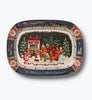 Christmas Carols Large Porcelain Serving Tray