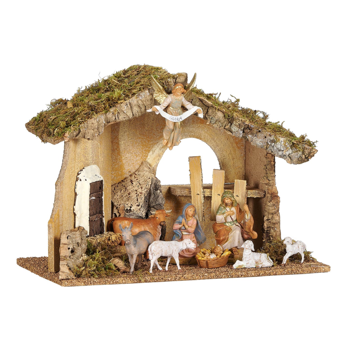 9-Figure Lighted Nativity Set-Fontanini