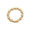 Gold filled Waterproof Stretch Ring-Erin Grey