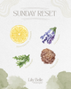 Sunday Reset/Lemon Lavender Rosemary Simmer Potpourri