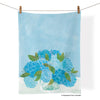 Tea Towel Blue Hydrangeas