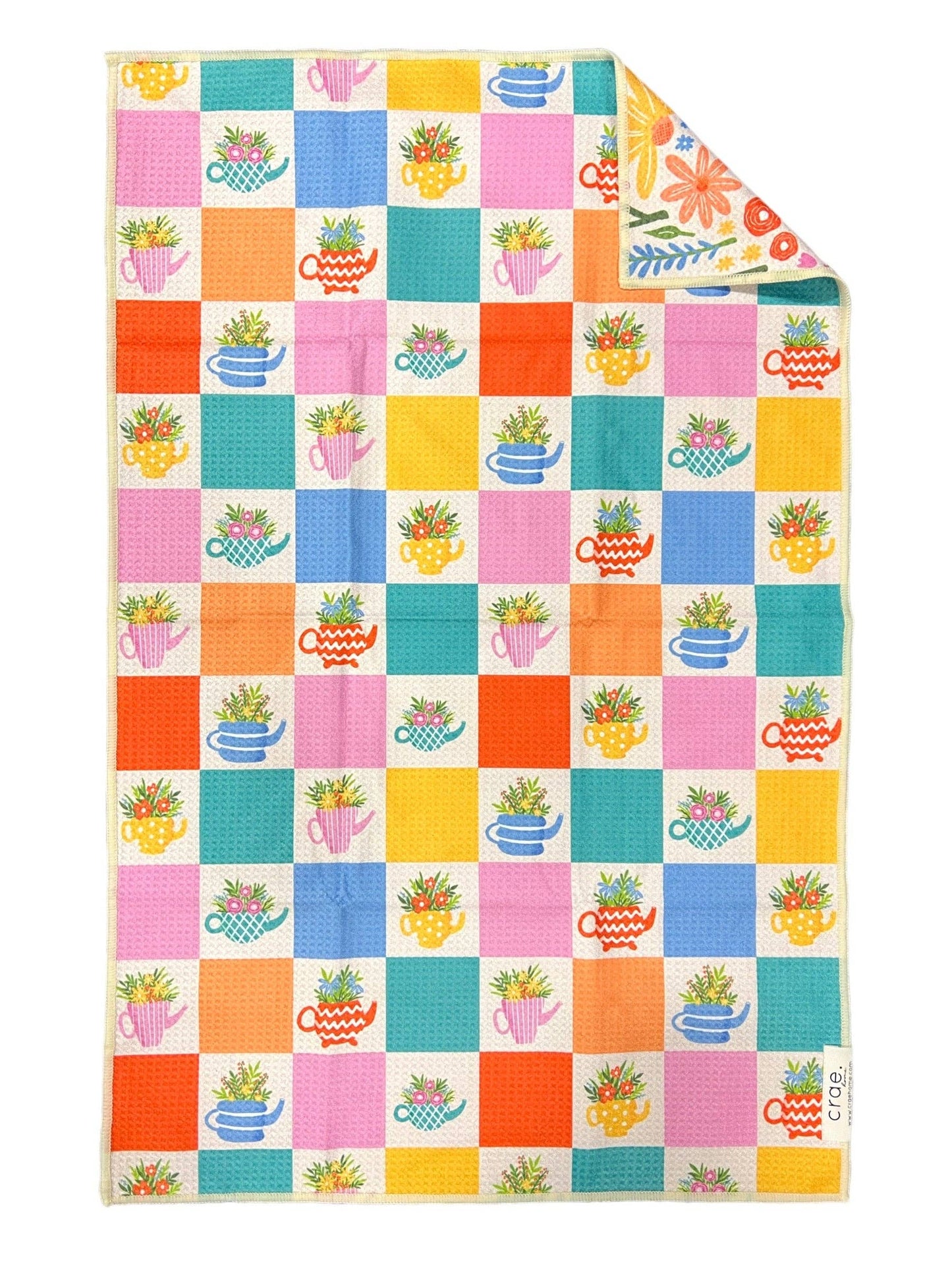 Hand Towel Tea Garden Reversible