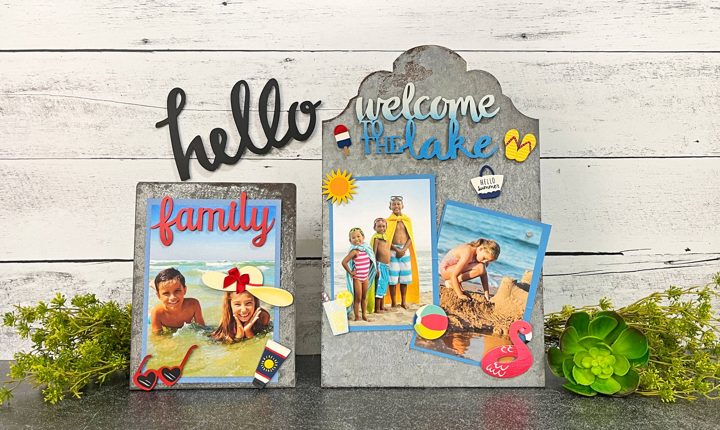 "Welcome to the Lake" Magnet, Summer Decor