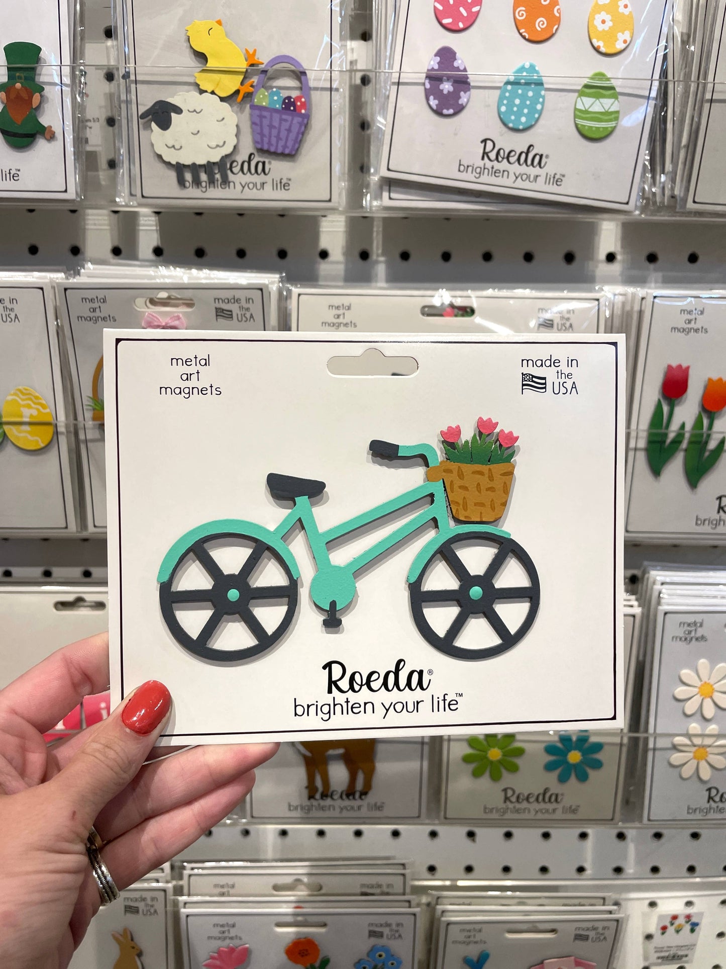 Spring Bike w/ Tulips, Spring Decor