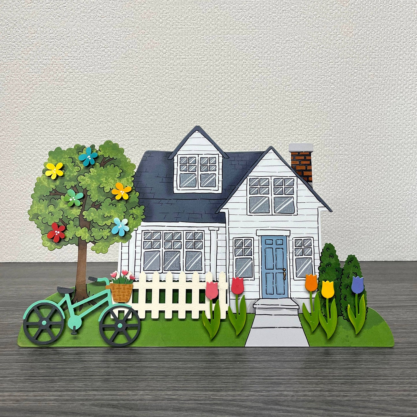 Spring Bike w/ Tulips, Spring Decor