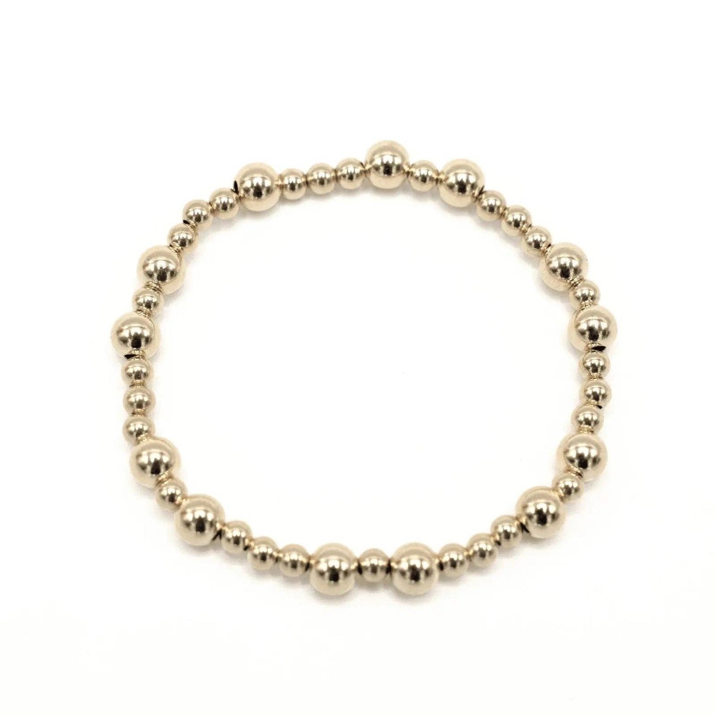 The Charleston Gold filled Beaded Bracelet-Erin Gray