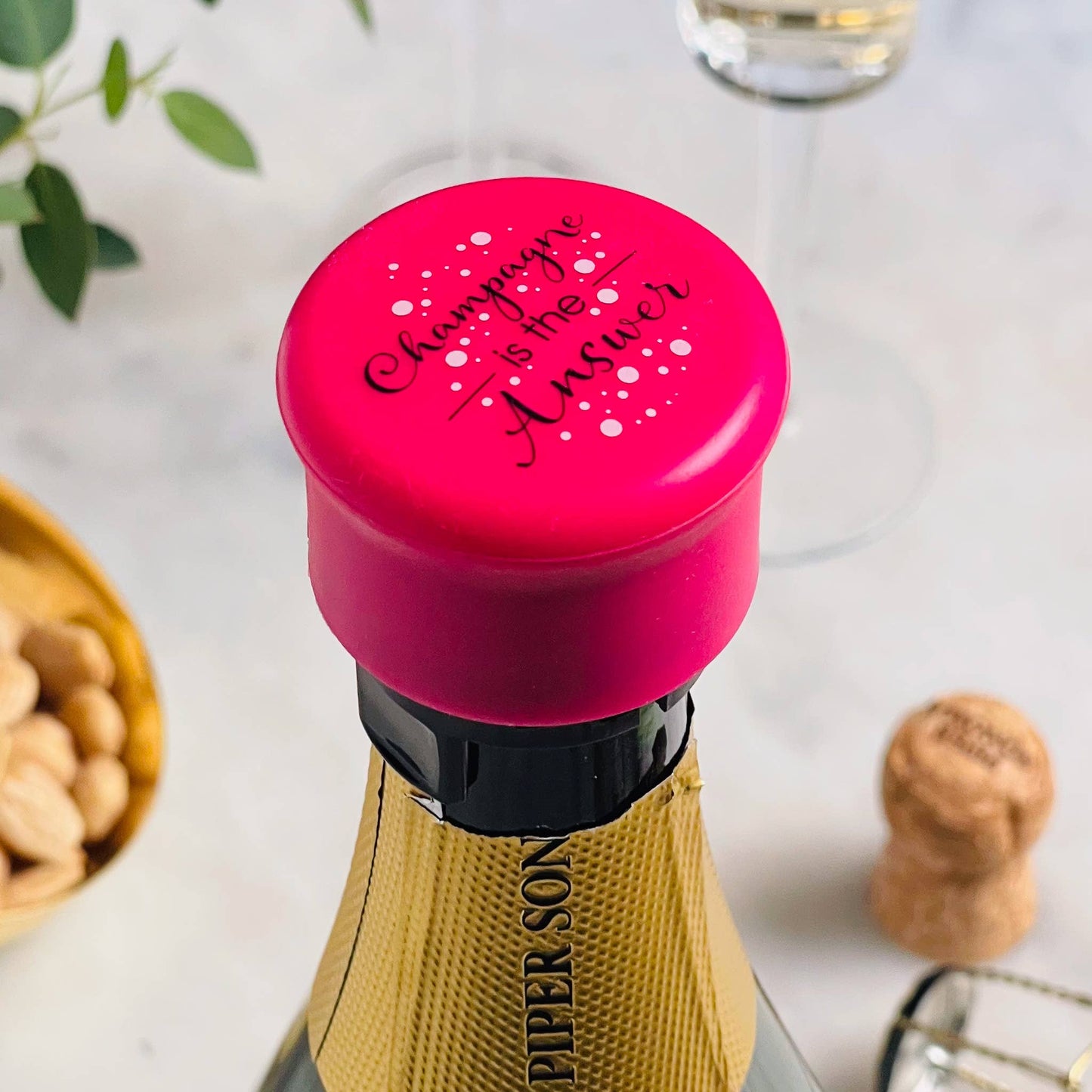 CapaBubbles® Champagne Stopper