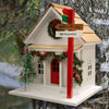 Birdhouse Holiday Sign Post