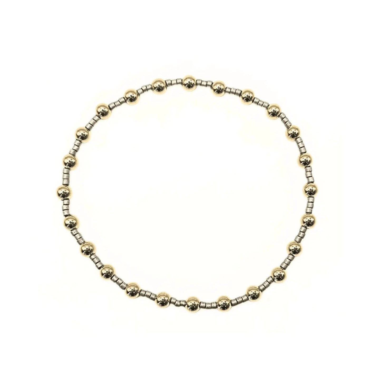 Coastal Pewter Newport Gold filled Waterproof Bracelet-Erin Gray