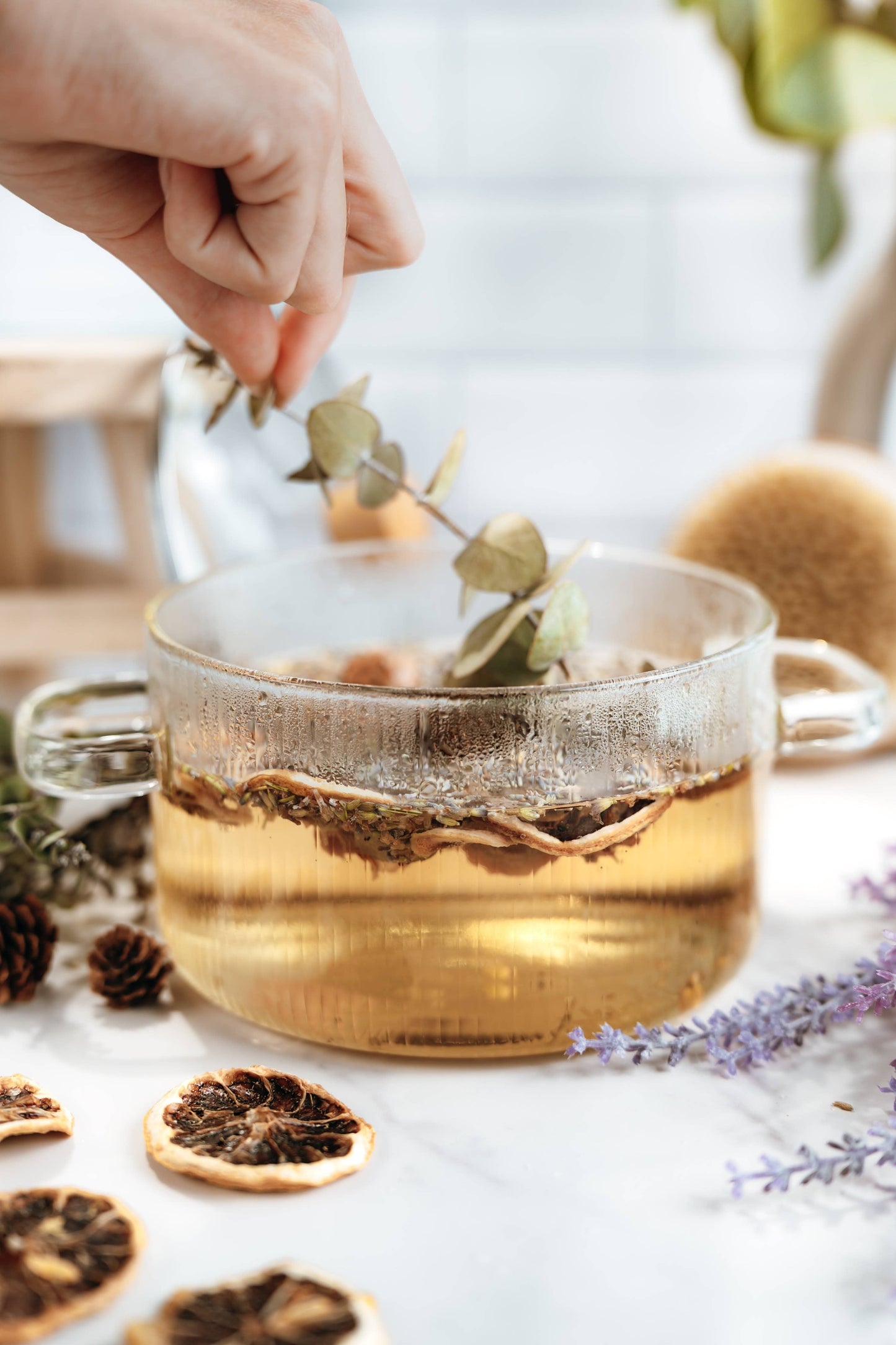 Spa Day/Lemon Lavender Eucalyptus Simmer Potpourri