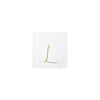Papersoft Monogrammed Gold Cocktail Napkins