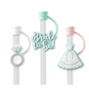 Bride to Be - Straw Topper Set