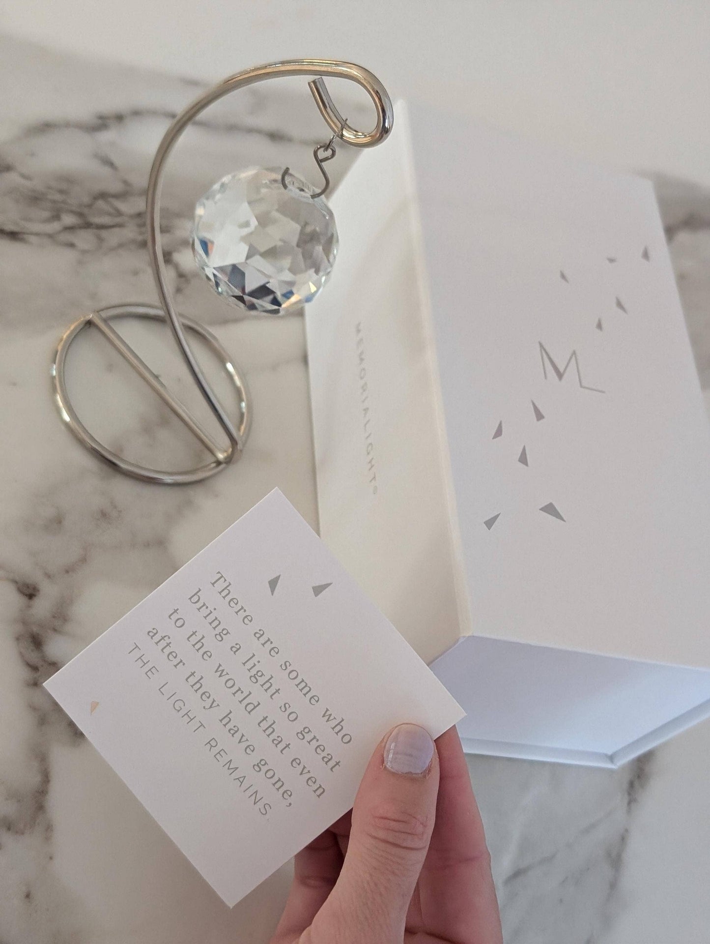 Tabletop Memorialight with Stand