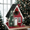 Birdhouse Festive Lodge w/LED Lights