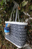 Tote Large Navy Coastal Cable Citron