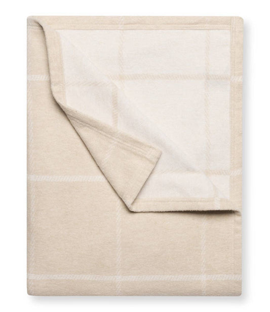 The Lightweight Blanket - Windowpane Wheat: Lightweight