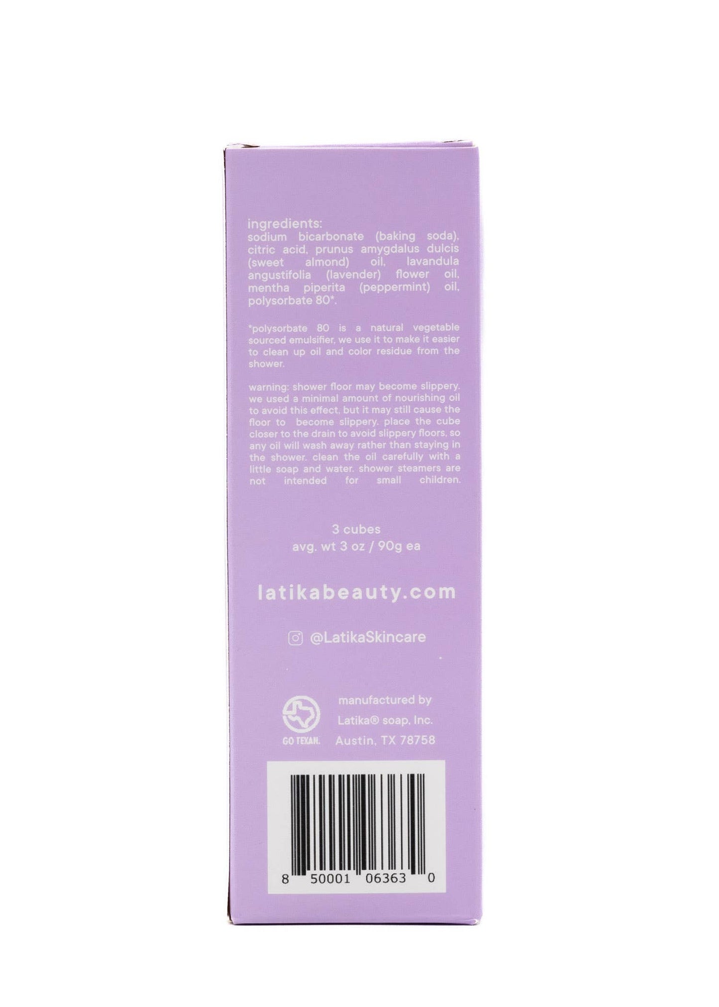 Lavender Peppermint  Shower Steamers - Calm