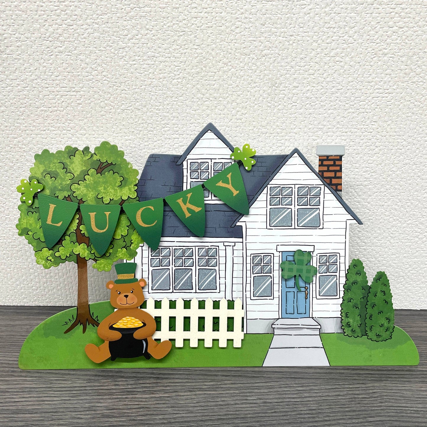 "Lucky" Banner Magnet