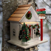 Birdhouse Holiday Sign Post