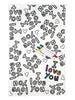 Mother's Day Coloring Gift Box: I'm Lucky To Love You: Single-Sided Hand Towel