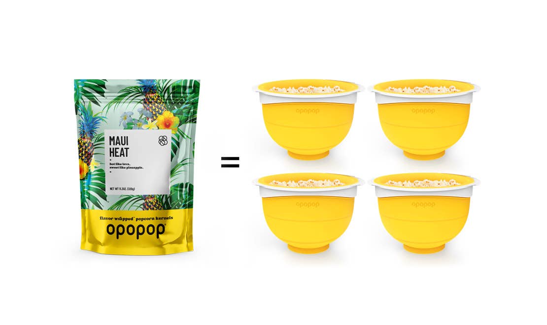 Maui Heat Big Bags Popcorn Kernels Opopop