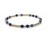Signature Sodalite and Gold filled Beaded Bracelet-Erin Gray